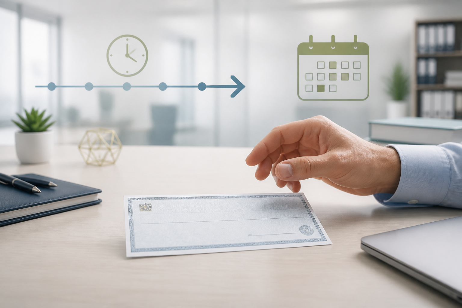Cheque et gestion du temps