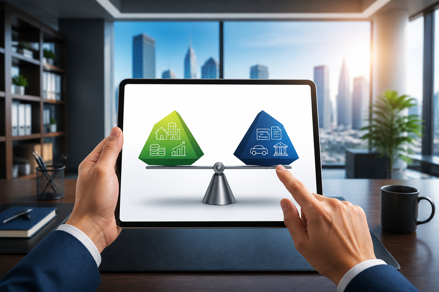 Equilibre financier sur tablette